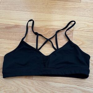 ALO Yoga Black Crisscross Bralette